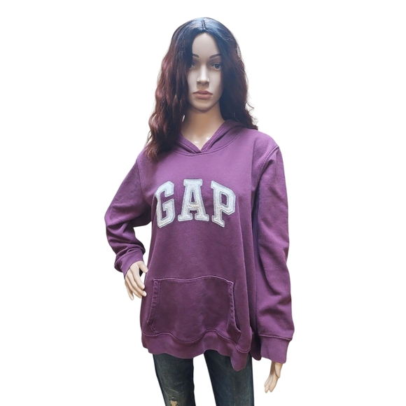 GAP Women's Purple Hoodie - Picture 1 of 4